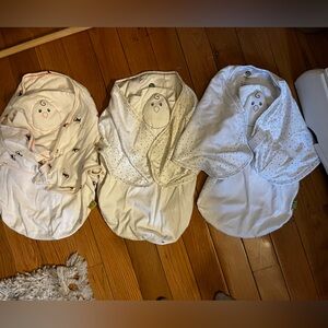 Nested Bean Zen Swaddle Classic in White